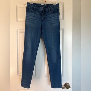 Old Navy Women's Dark Blue Skinny Jeans